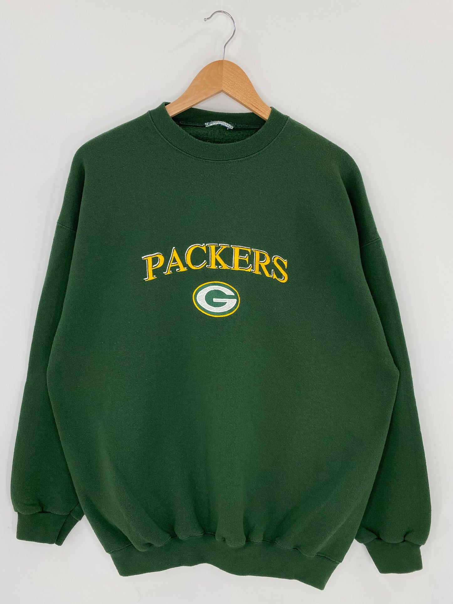 90’s GREEN BAY PACKERS (No tag) Approx. Size XL NFL Sweat - Shirt/ K6298