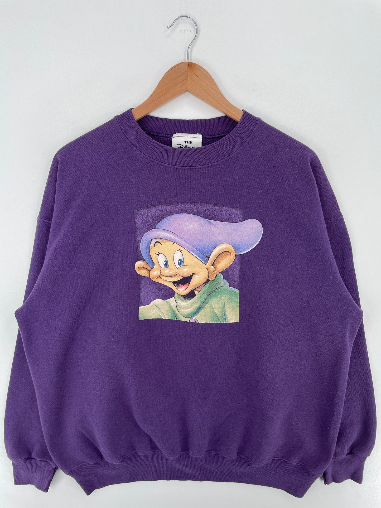 00' DISNEY DWARFS Size No Tag(Approx.XL) Vintage Sweat-shirt / A3650