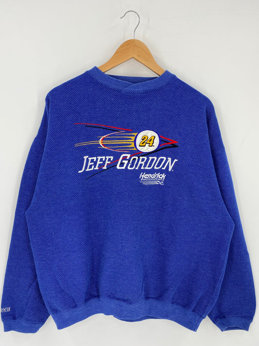 Vintage  NASCAR JEFF GORDON Size XL Racing Sweat-Shirt / K6686