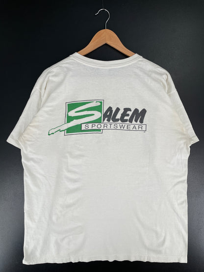 1993 SALEM x LARRY BIRD NIGHT BOSTON GARDEN Made in USA Size XL Vintage NBA T-shirt / E6618T