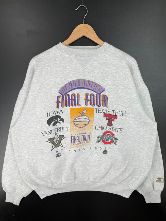 1993 STARTER x NCAA IOWA VANDERBILT TEXAS TECH OHIO STATE Size L Vintage NFL Sweat-shirt / A941