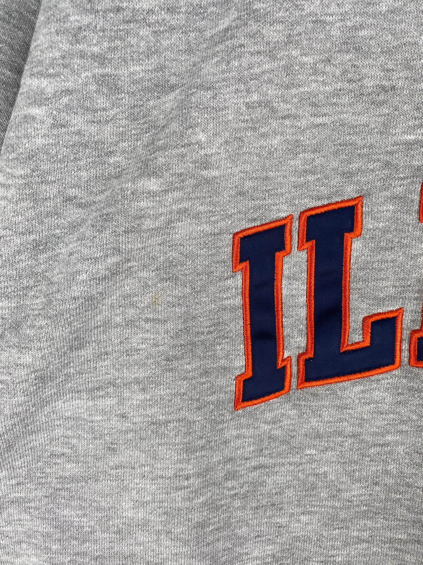 00' NIKE ILLINOIS Size L Vintage College Sweat-Shirt / A6380