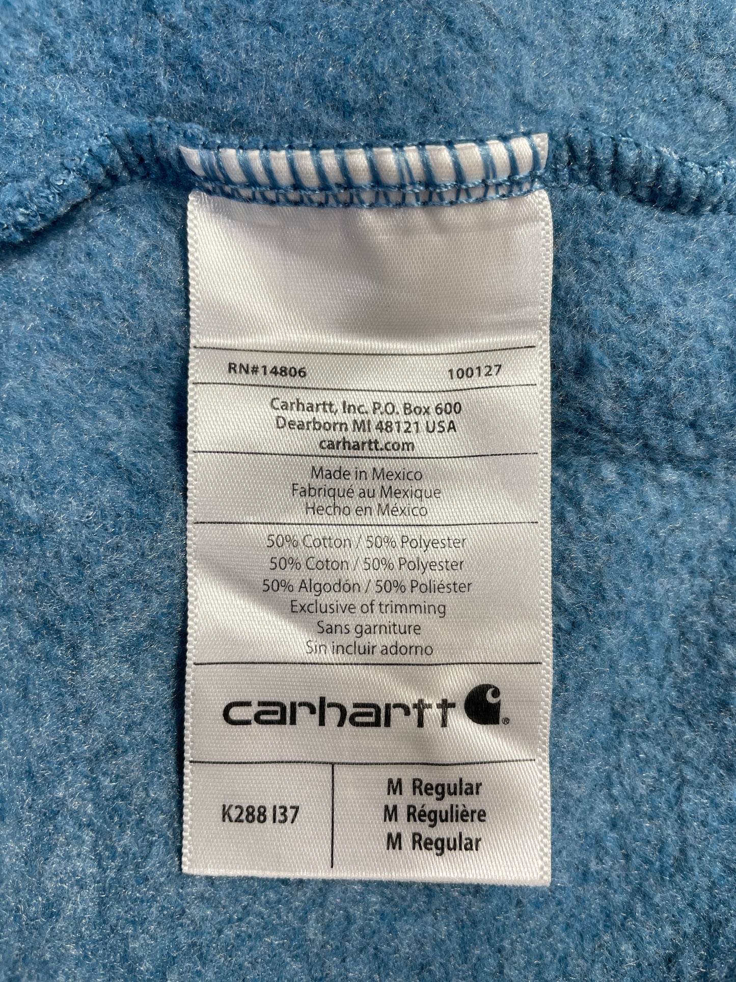 Vintage CARHARTT Size M Hoodie Sweat-Shirt / A7716