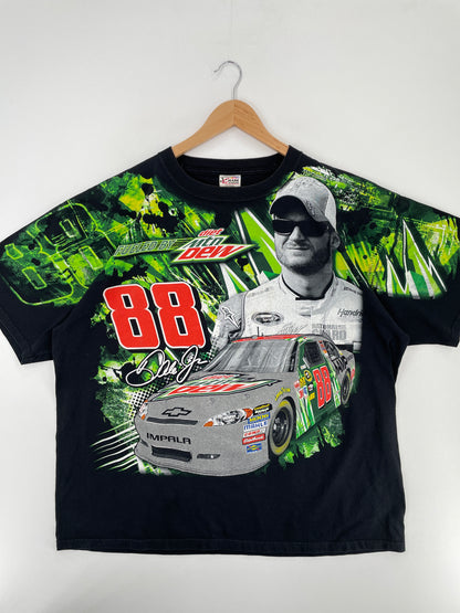 2012 NASCAR x DALE JR Size XXL Vintage Racing T-Shirt / A4108