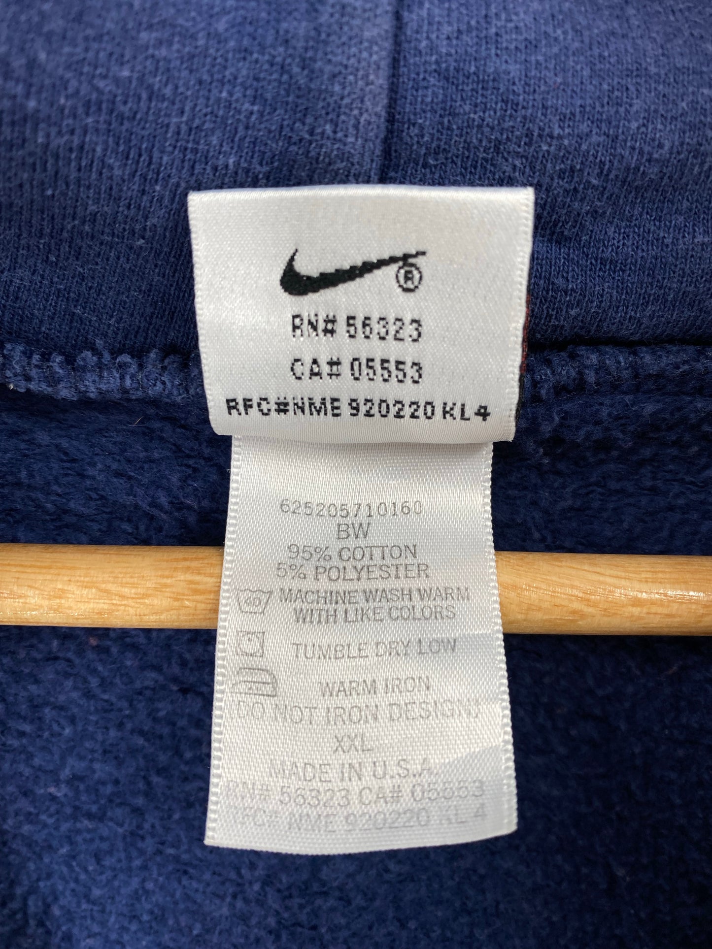 90's NIKE Made in USA Size XXL Vintage Hoodie Sweat-Shirt / K4197