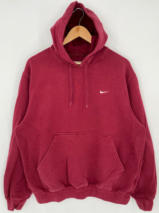 00' NIKE MINI SWOOSH Size M Vintage Hoodie Sweat-shirt / K6172