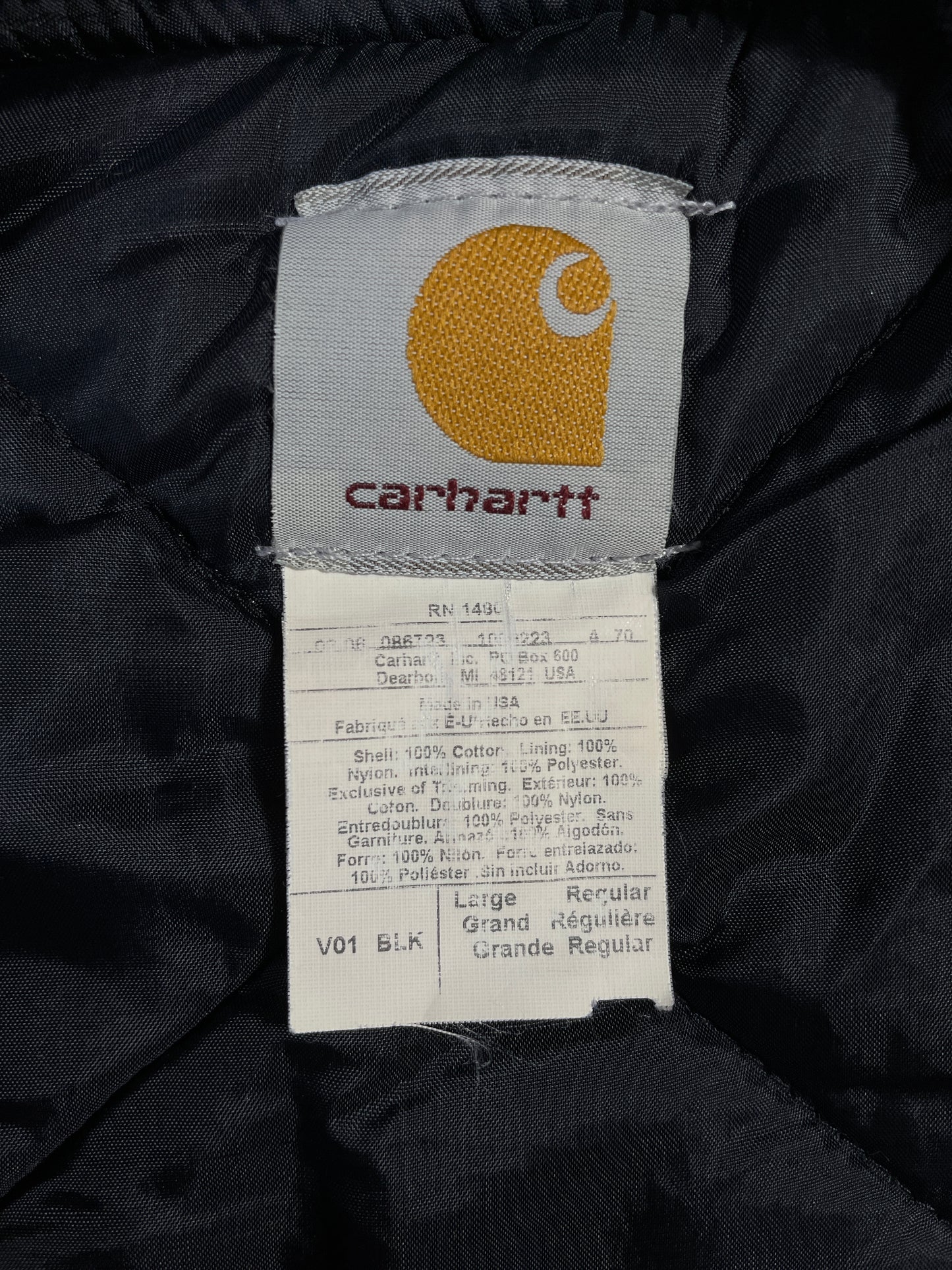 Vintage CARHARTT Size L Duck Vest / A9489