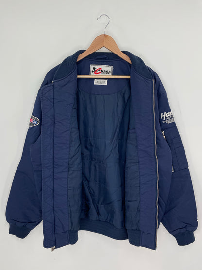 00' JEFF GORDON Size L Vintage Nylon Zip Up Jacket/ K8894