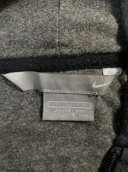 00' NIKE MINI SWOOSH Size XL Vintage Hoodie Zip-up Sweat-shirt / E6546S