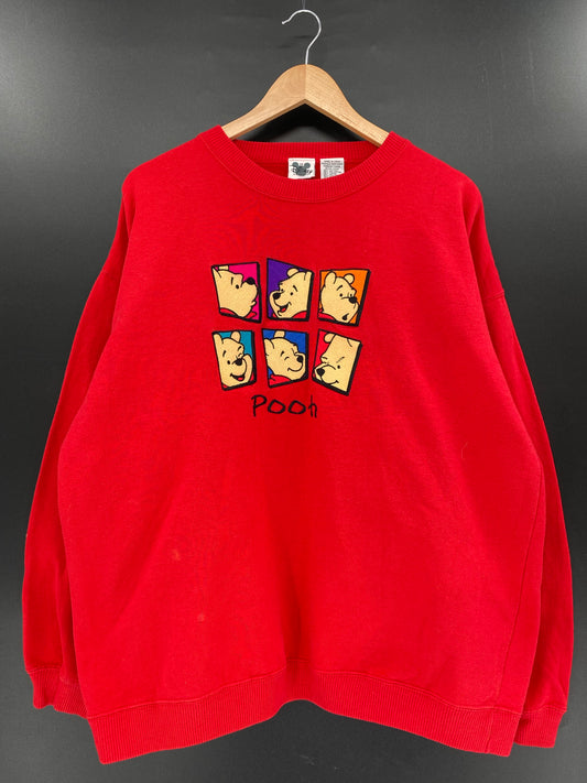 90's DISNEY POOH Size L Vintage Sweat-Shirt /k5431
