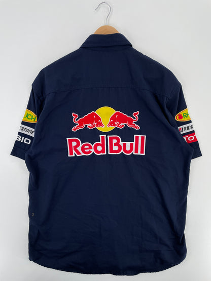 00' NASCAR x RED BULL Size XXL Vintage Racing Button down Shirt / A4112