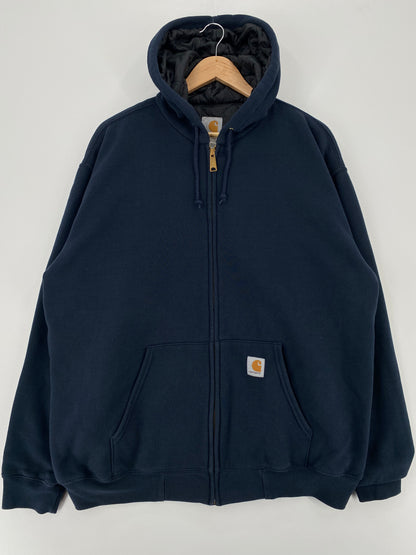 Vintage CARHARTT Size XL Zip-Up Hoodie Sweat-Shirt  / A1649