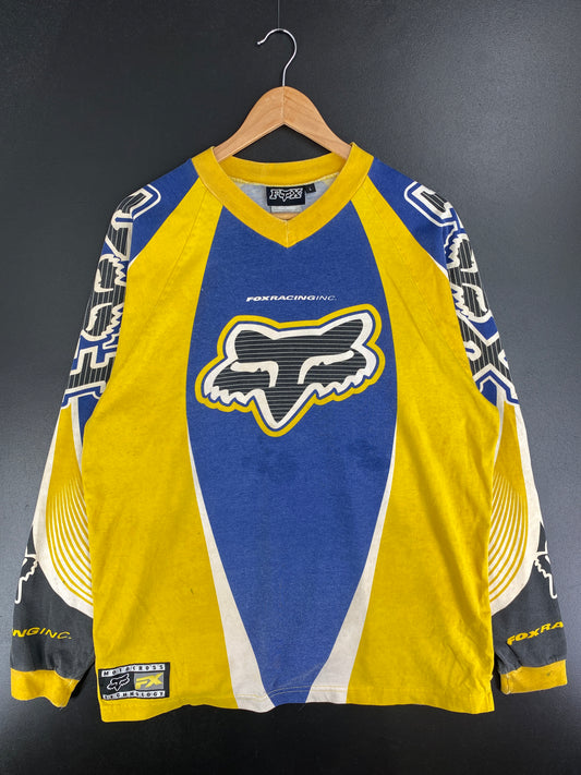 .00' FOX RACING Size L Vintage Racing Long Sleeve T-Shirt / A5000