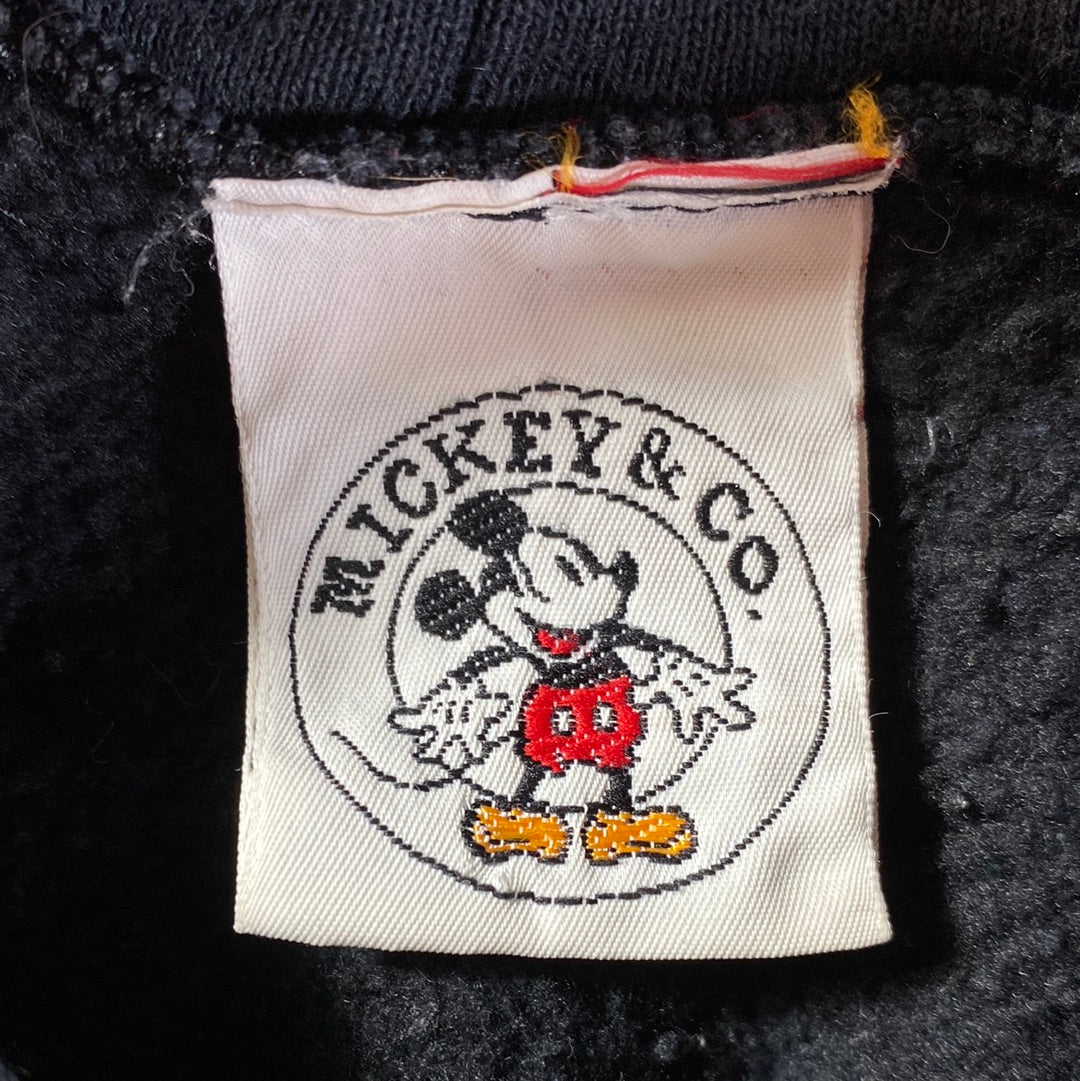 90's  DISNEY MICKEY Made in USA Size L Vintage Hoodie Sweat-shirt / A9590