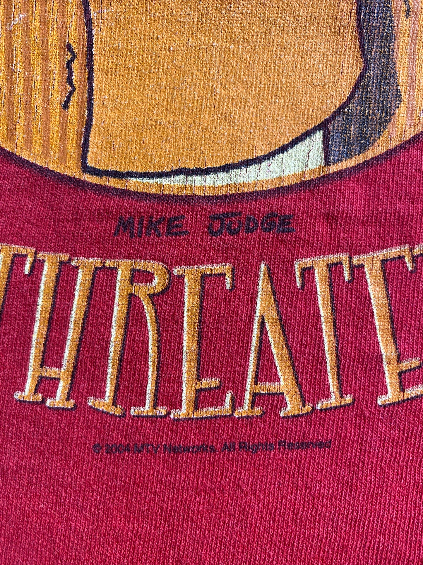 2004 BEAVIS AND BUTT HEAD Size L Vintage T-Shirt / A3787