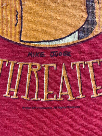 2004 BEAVIS AND BUTT HEAD Size L Vintage T-Shirt / A3787