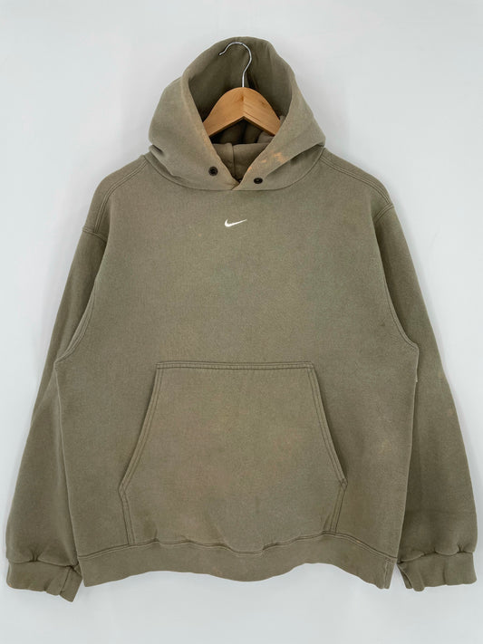 90’s NIKE CENTER SWOOSH Made in USA Size M Vintage Hoodie Sweat-Shirt / K5246