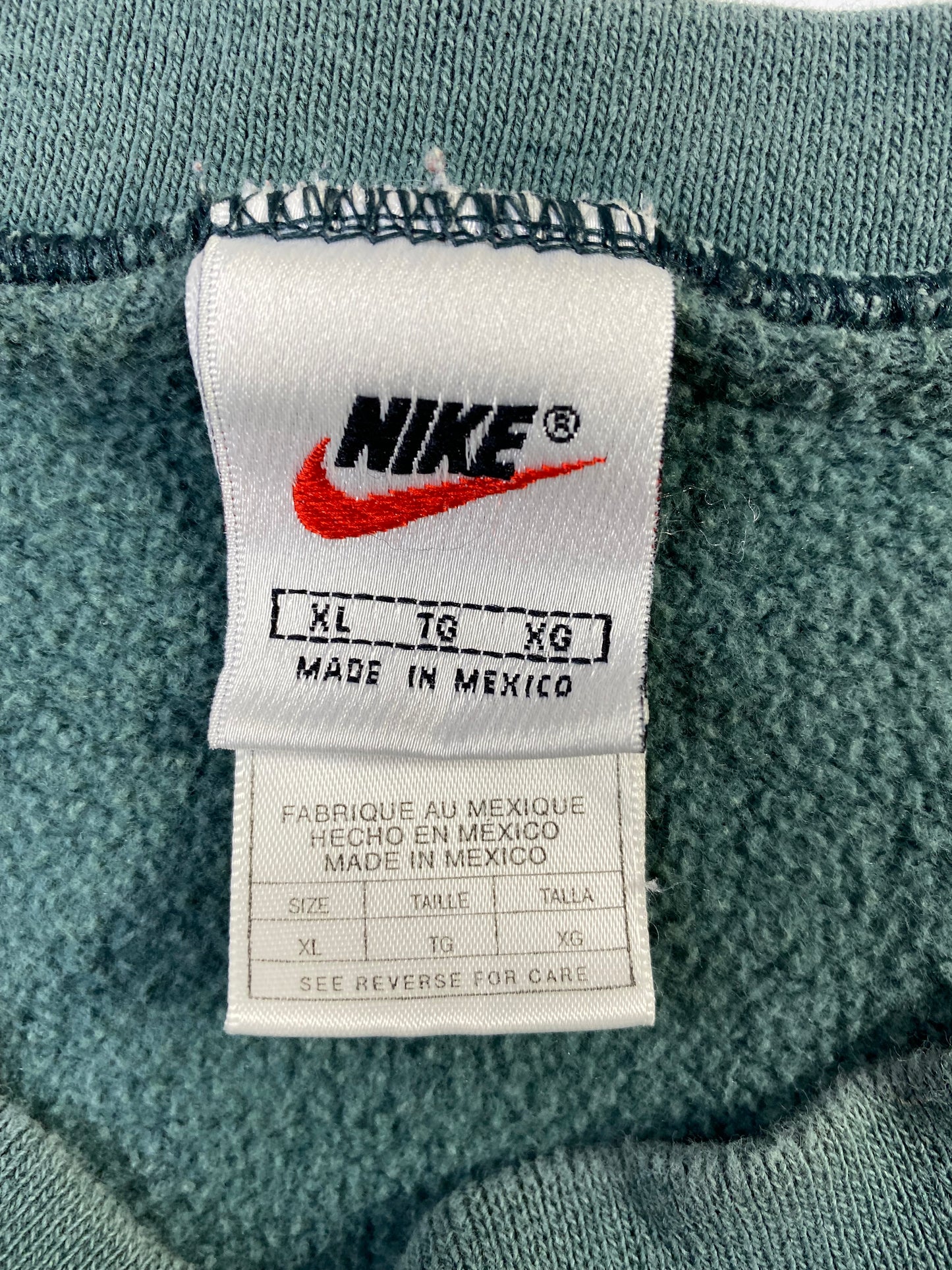 90's NIKE MINI SWOOSH Size XL Vintage Sweat-shirt / A918