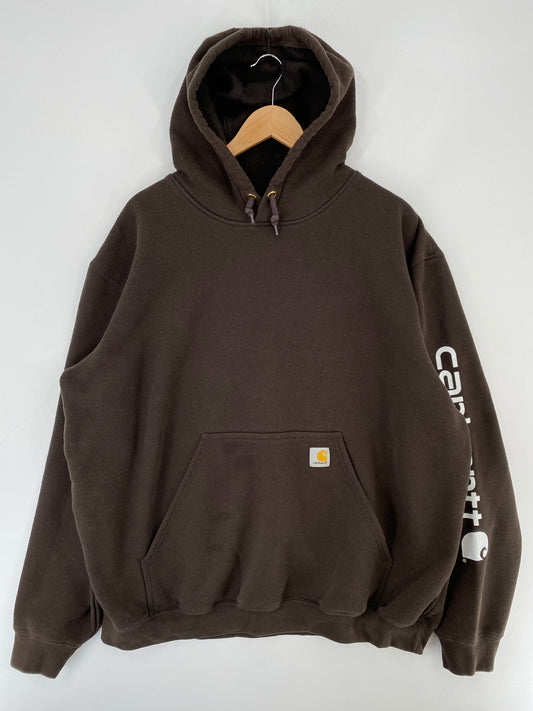 Vintage CARHARTT Size XL Hoodie Sweat-Shirt / E5350S