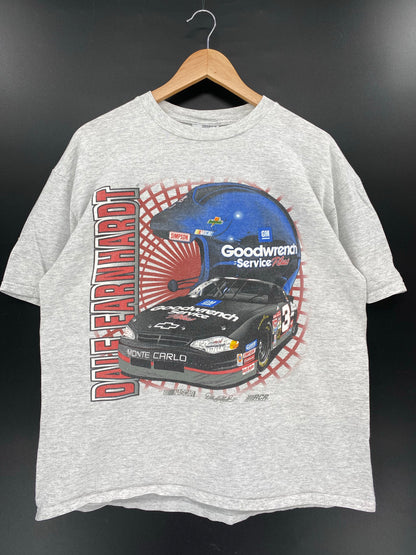 Vintage NASCAR DALE EARNHARDT  Size L Racing T-Shirt / K6221
