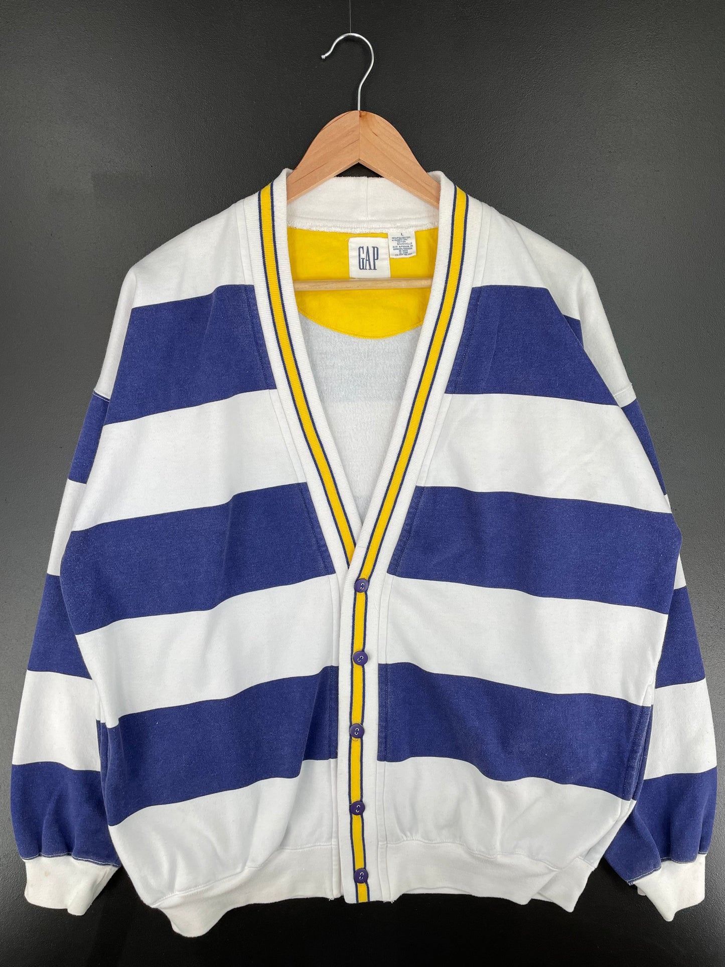 90's GAP Size L Vintage Sweat Cardigan / E5585S