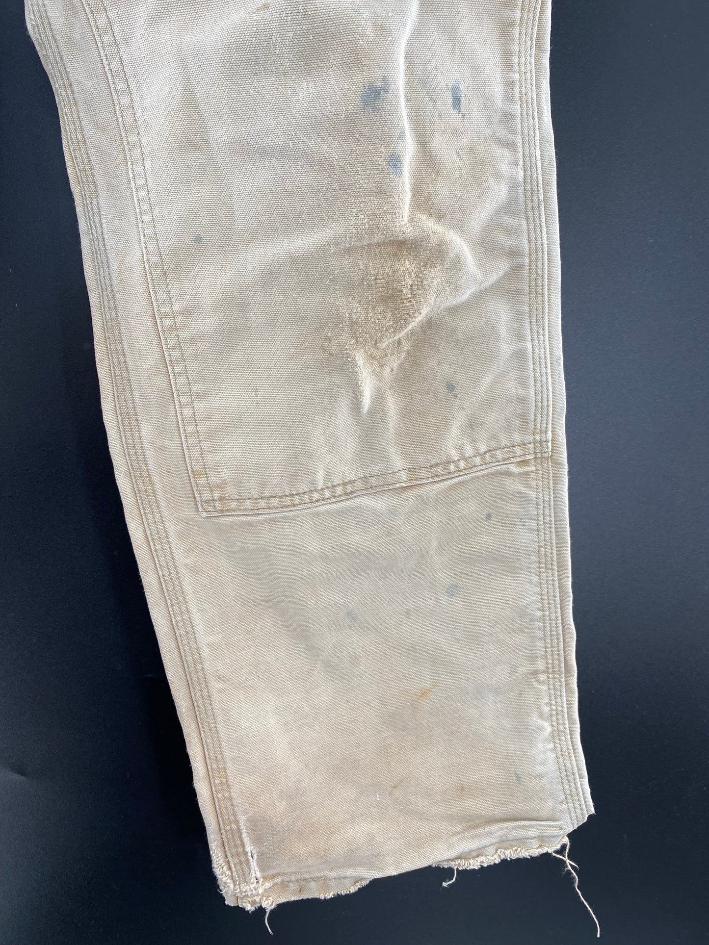 Vintage CARHARTT Size No tag (Approx. 31 x 29) Double Knee Duck Pants / K6520