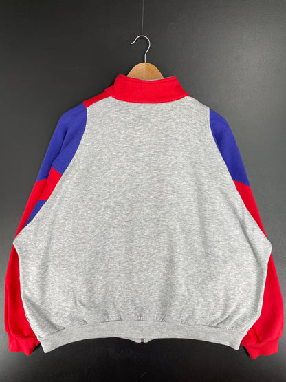 90's NIKE Silver Tag Size XL Vintage Zip-up Sweat-shirt / E3190S