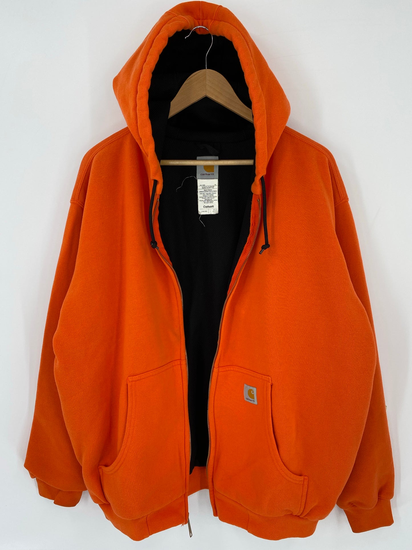Vintage CARHARTT Size L Zip Up Hoodie Sweat-shirt / K6895