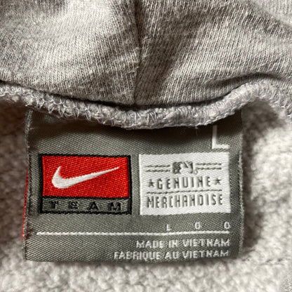 00' NIKE x NEW YORK METS Size L Vintage MLB Hoodie Sweat-Shirt / E1388S