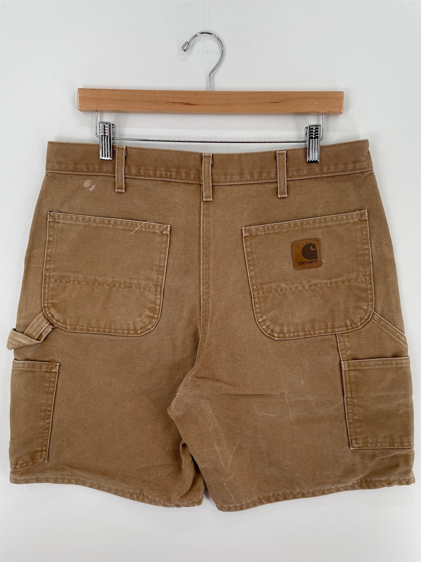 Vintage CARHARTT Made in USA Size W34xL8 Duck Shorts / A4282