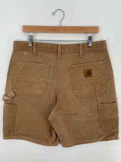 Vintage CARHARTT Made in USA Size W34xL8 Duck Shorts / A4282