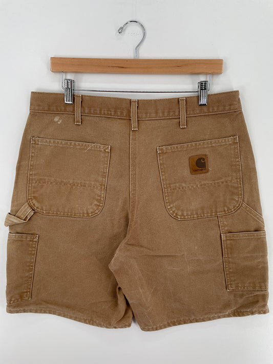 Vintage CARHARTT Made in USA Size W34xL8 Duck Shorts / A4282