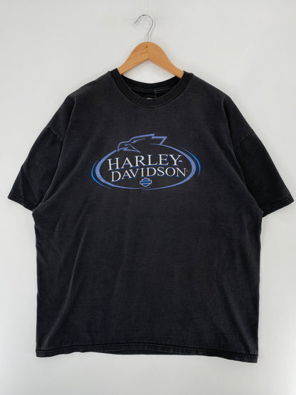 90's HARLEY DAVIDSON Made in USA Size XXL Vintage T-Shirt / E5594T