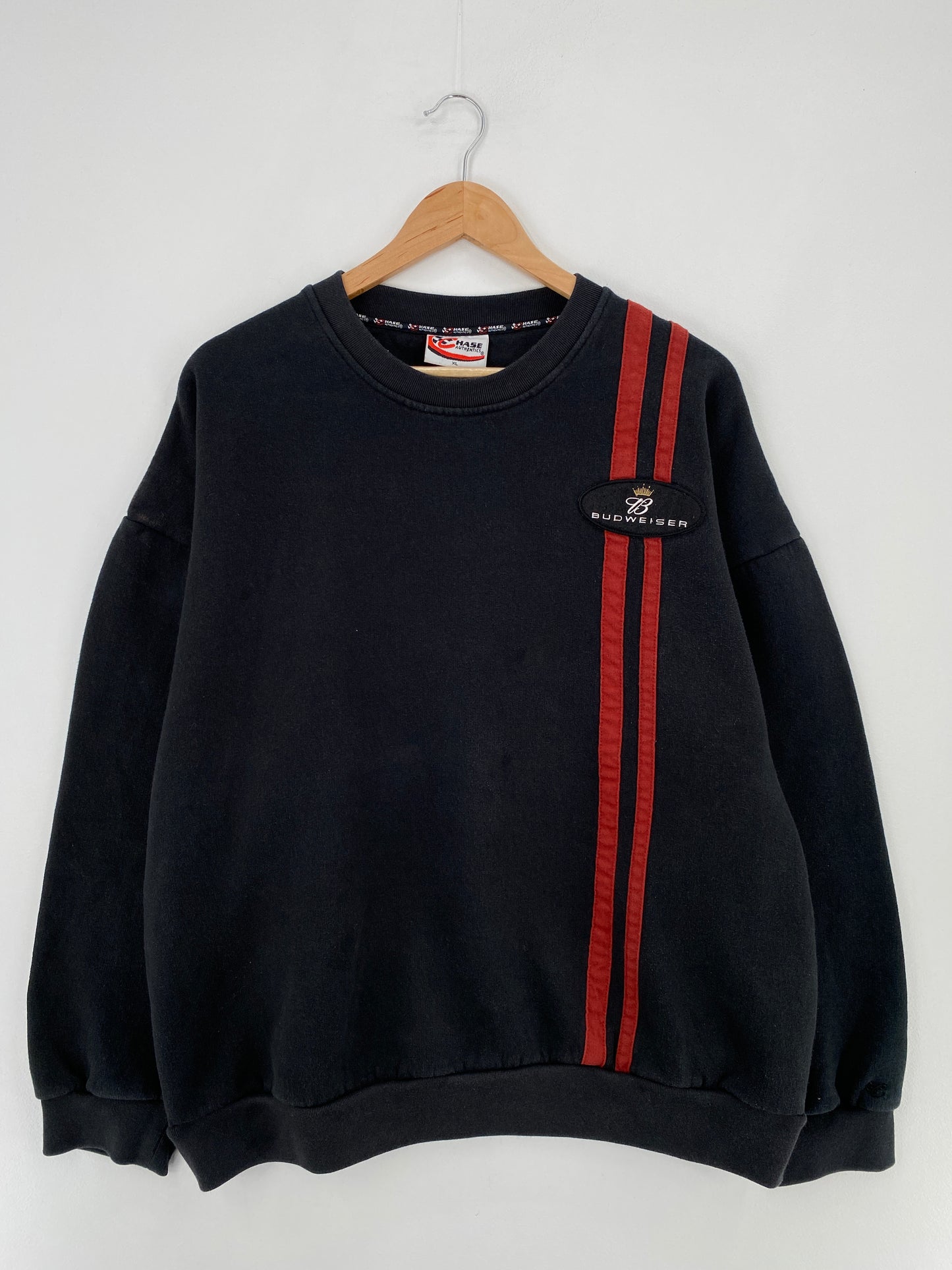 Vintage BUDWEISER x DALE EARNHARDT Size XL Racing Sweat-Shirt / E1408S