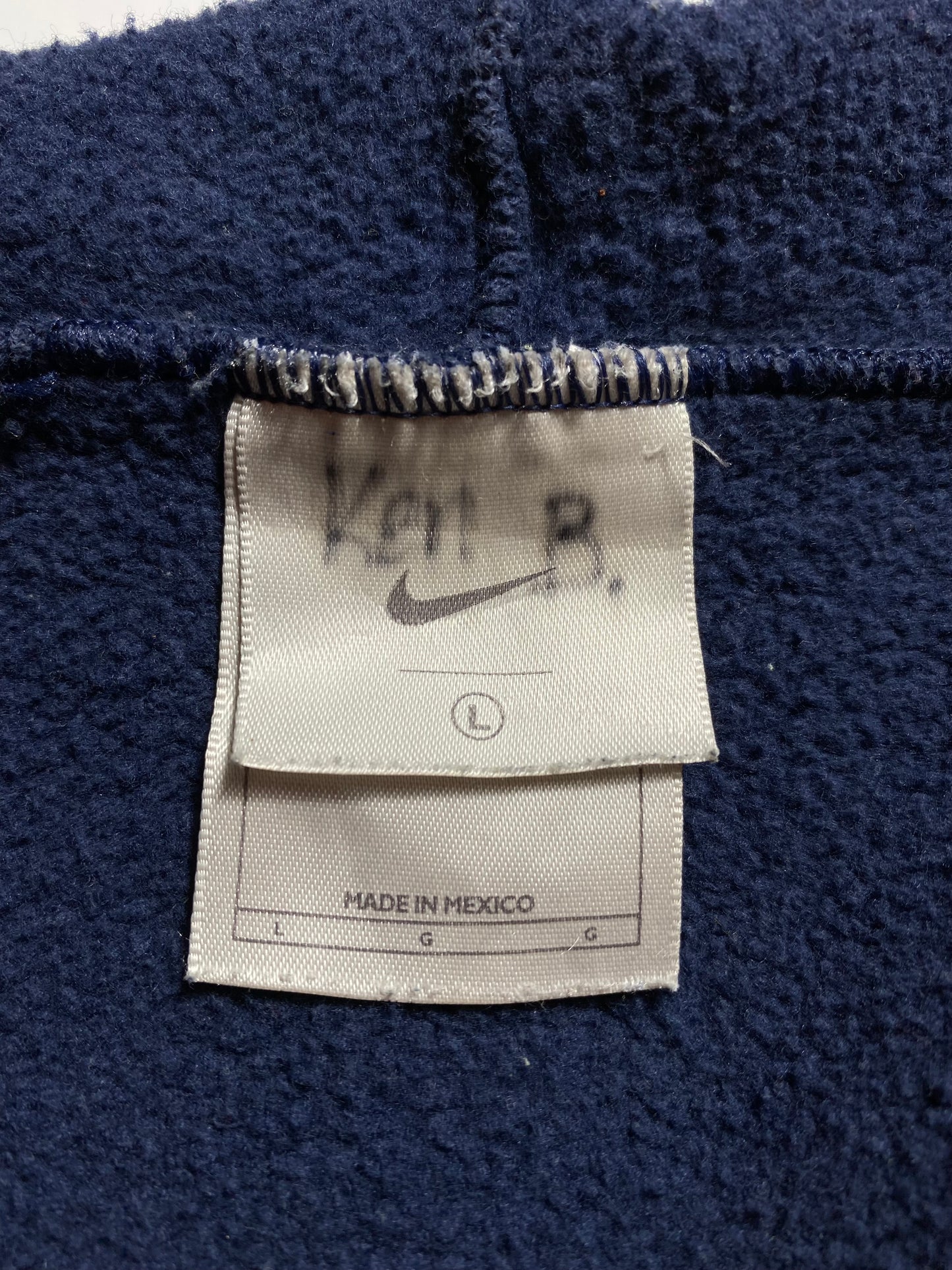 90’s NIKE CENTER SWOOSH Size L Vintage Hoodie Sweat-Shirt / K7242