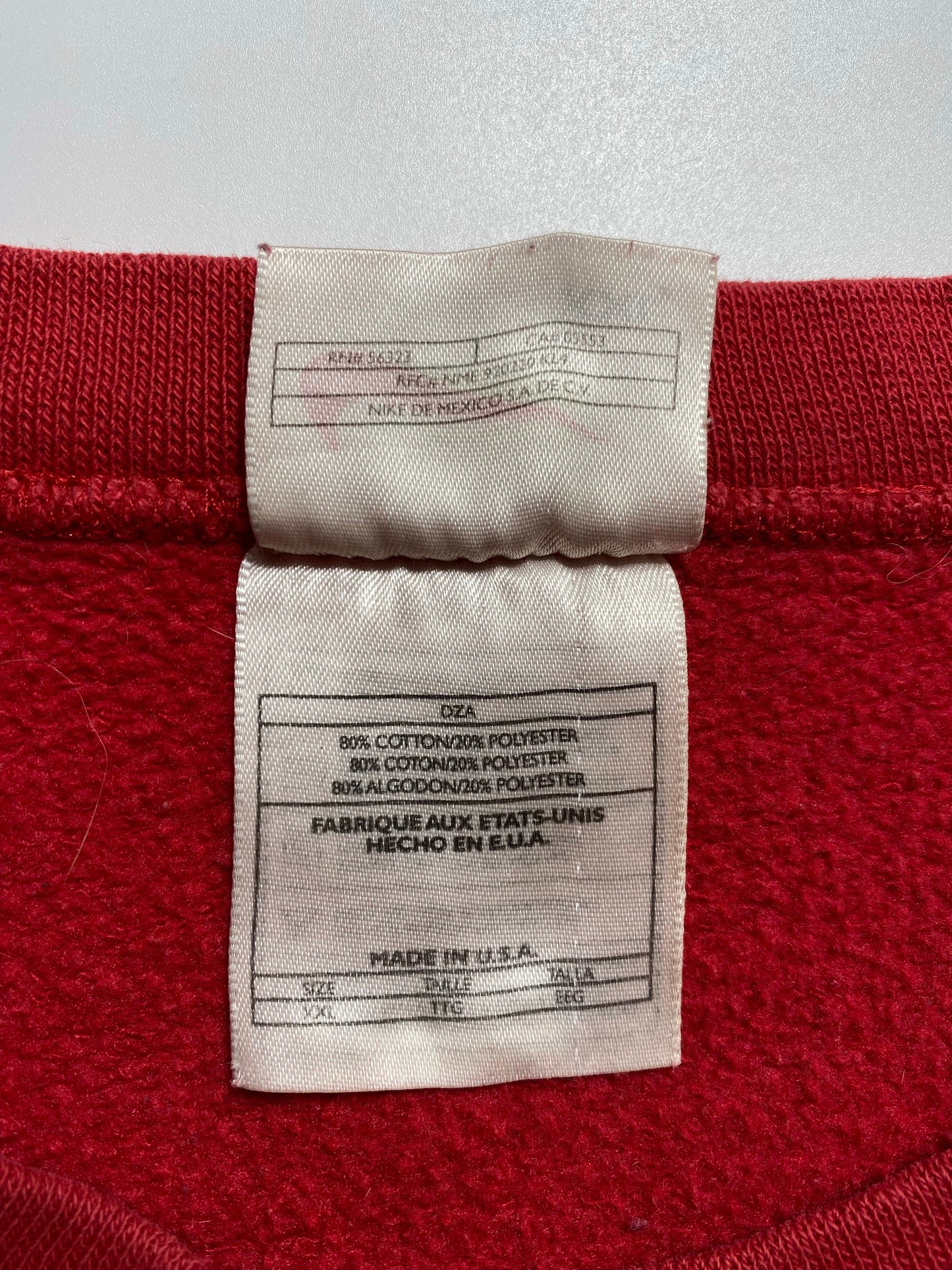 90’s NIKE MINI SWOOSH Made in USA Size XXL Vintage Sweat-shirt / A8876