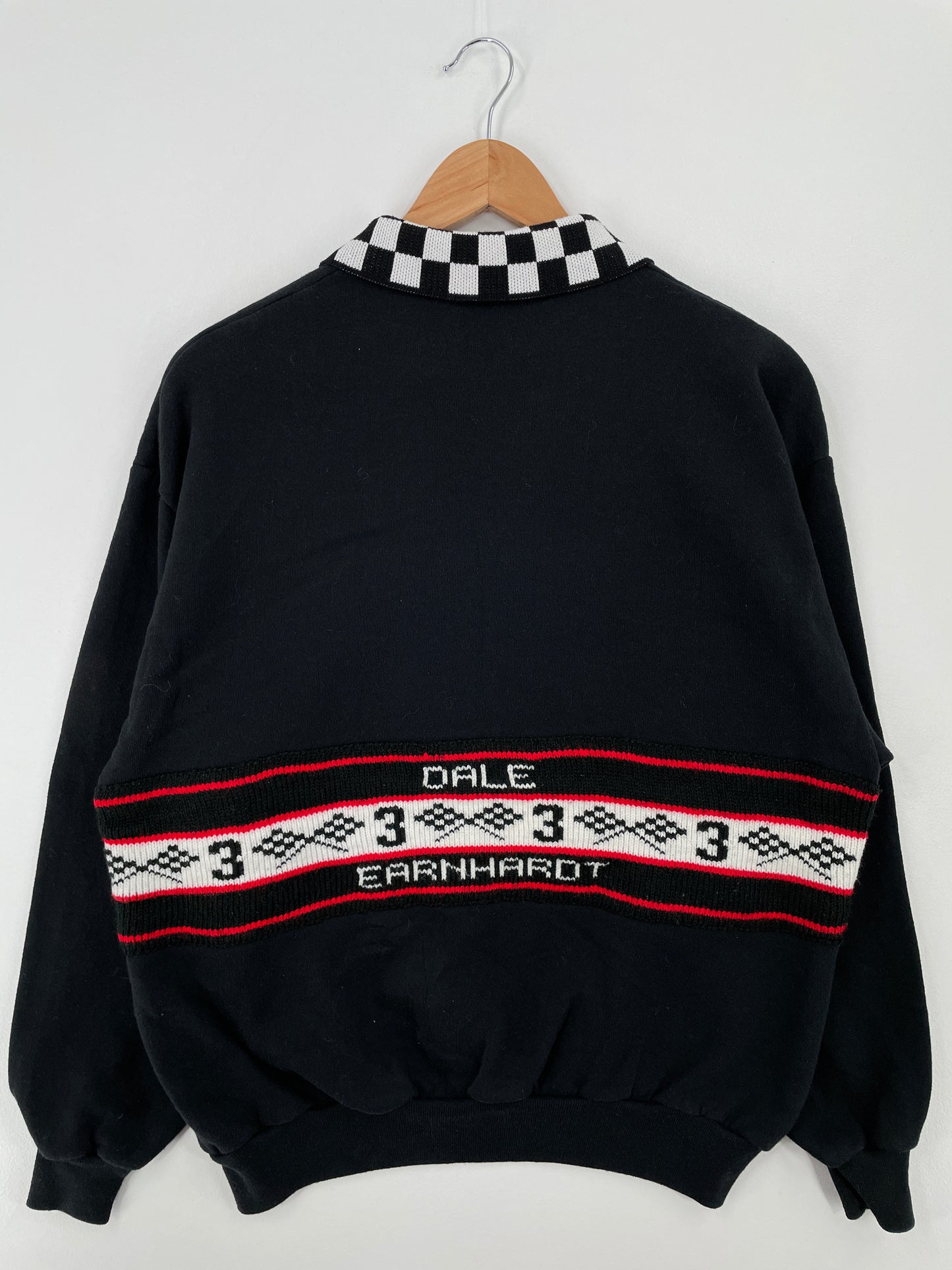 90's DALE EARNHARDT Made in USA Size L Vintage Racing Sweat-shirt / A8617