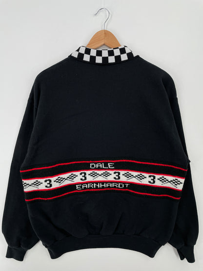 90's DALE EARNHARDT Made in USA Size L Vintage Racing Sweat-shirt / A8617