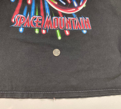 Vintage Disney Space Mountain Size L T-shirt  / 6051