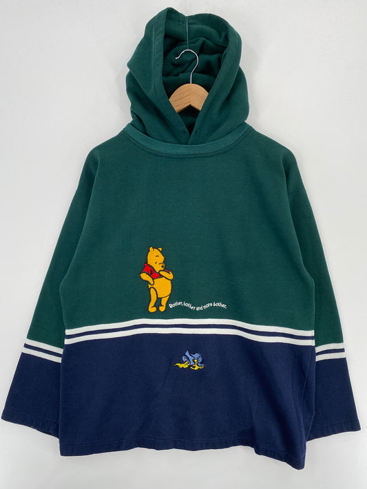 00' DISNEY WINNIE THE POOH Size XL Vintage Hoodie Sweat-Shirt / A6061