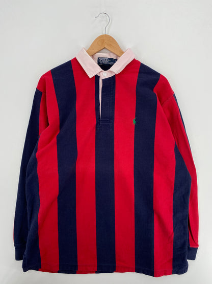 90’s POLO RALPH LAUREN Size XL Vintage Rugby-Shirt / A6201