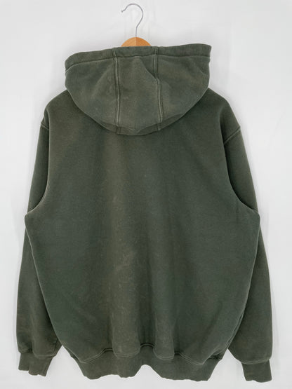 Vintage CARHARTT Size L Hoodie Sweat-Shirt / K9428