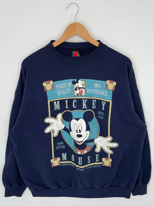 90's DISNEY MICKEY Made in USA Size XL Vintage Sweat-shirt / E2102S