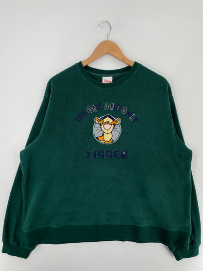 Vintage DISNEY TIGGER Size XL Fleece / E2585S