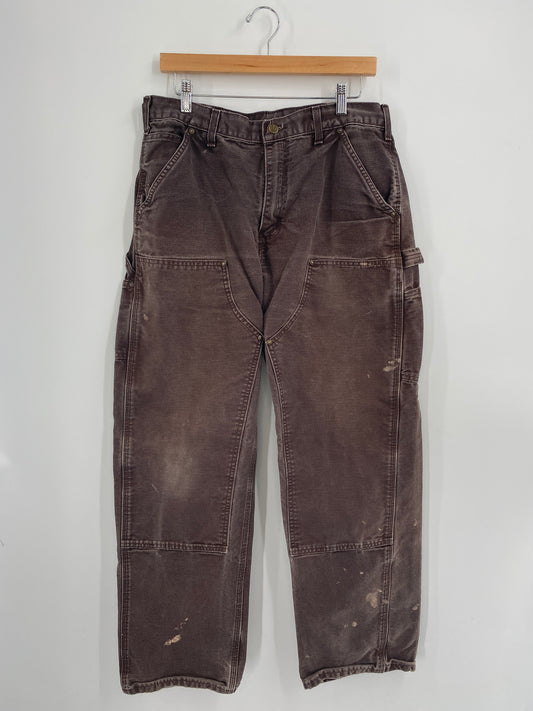 Vintage CARHARTT Size W33xL30 Double Knee Pants / A5681