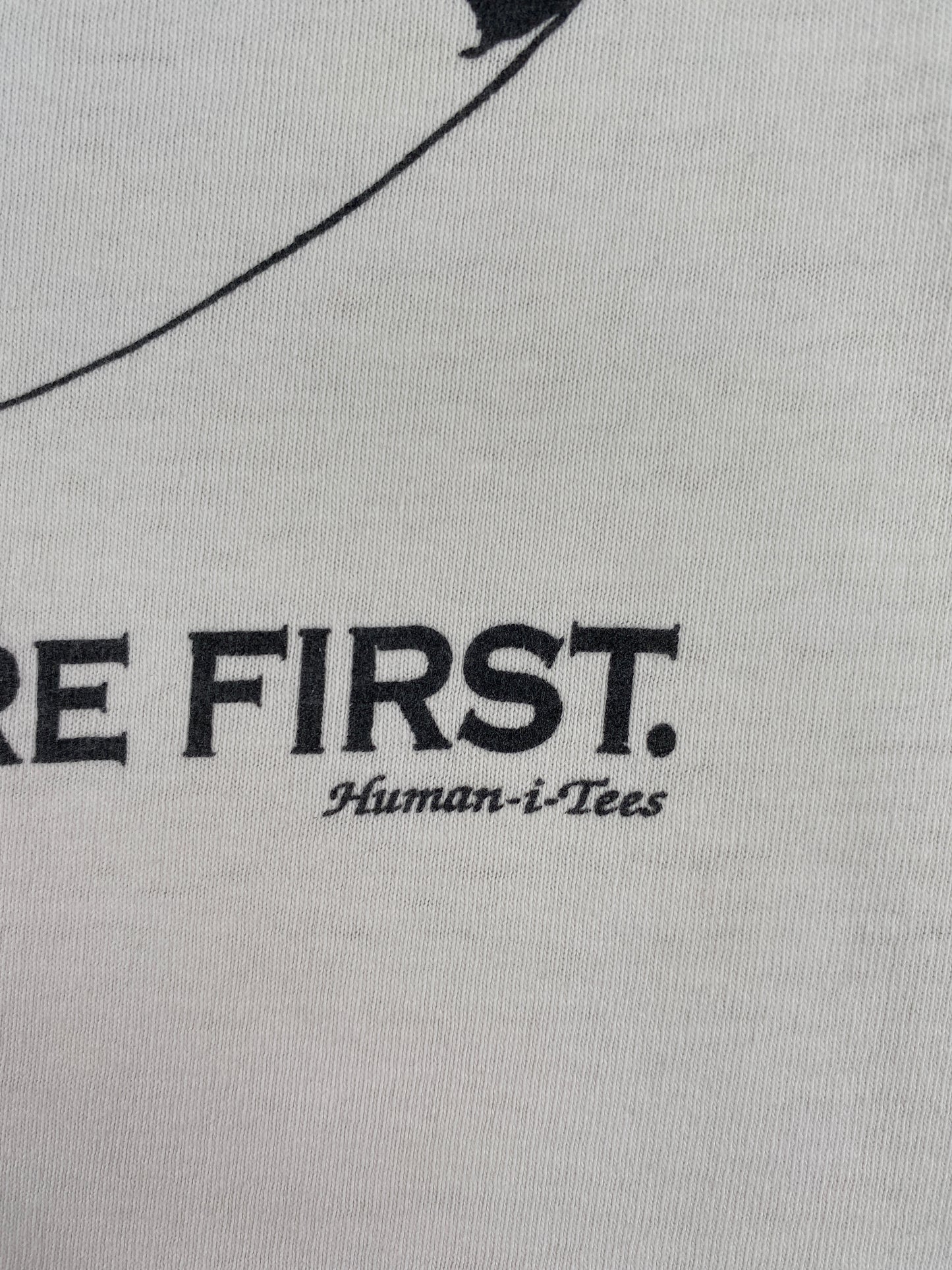 90's THEY WERE HERE FIRST Size XL Vintage T-Shirt / A4964