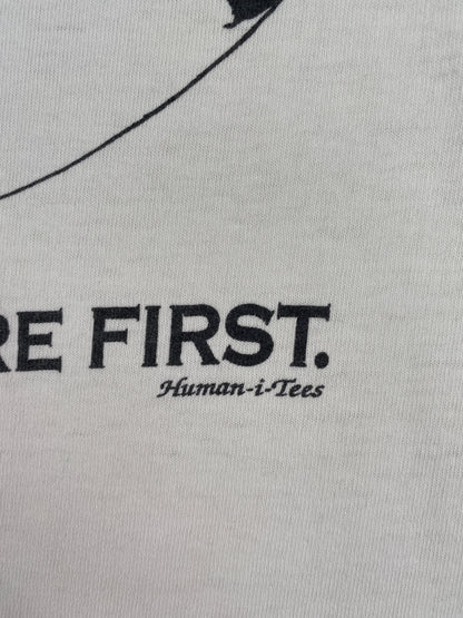 90's THEY WERE HERE FIRST Size XL Vintage T-Shirt / A4964