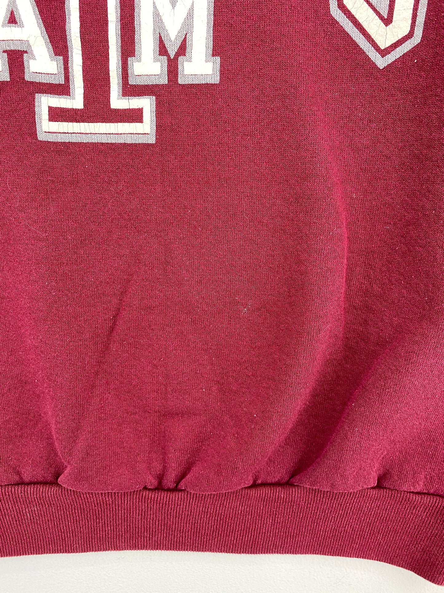 90's TEXAS A&M Made in USA Size L Vintage College Sweat-shirt / A4327