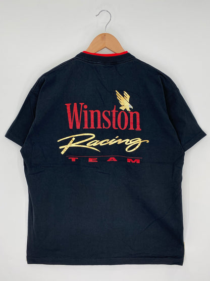1992 WINSTON RACING Made in USA Size XL Racing T-Shirt / K9610