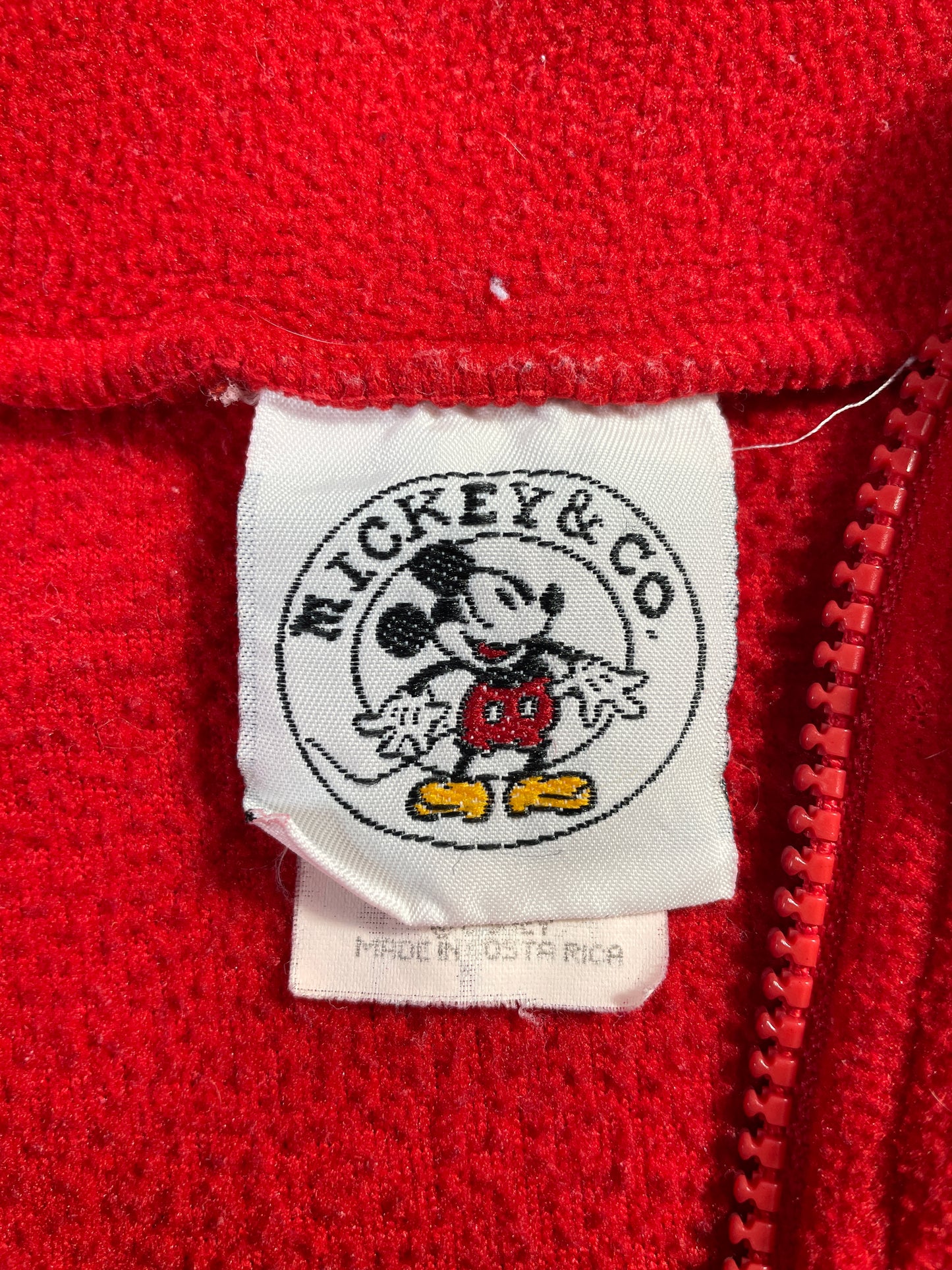 90's DISNEY MICKEY Size L Vintage Fleece / E4124S